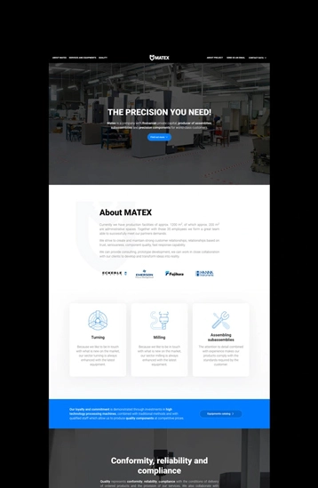 Dezvoltare Website - Realizare Website - Matex